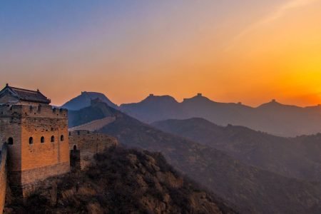 Mutianyu Great Wall Sunset